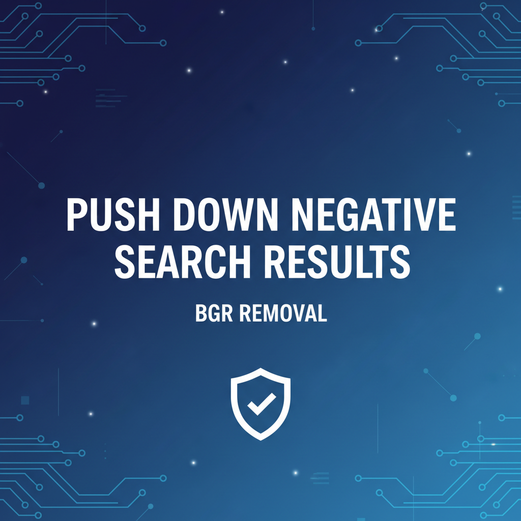 Push Down Negative Search Results: Complete SEO Guide