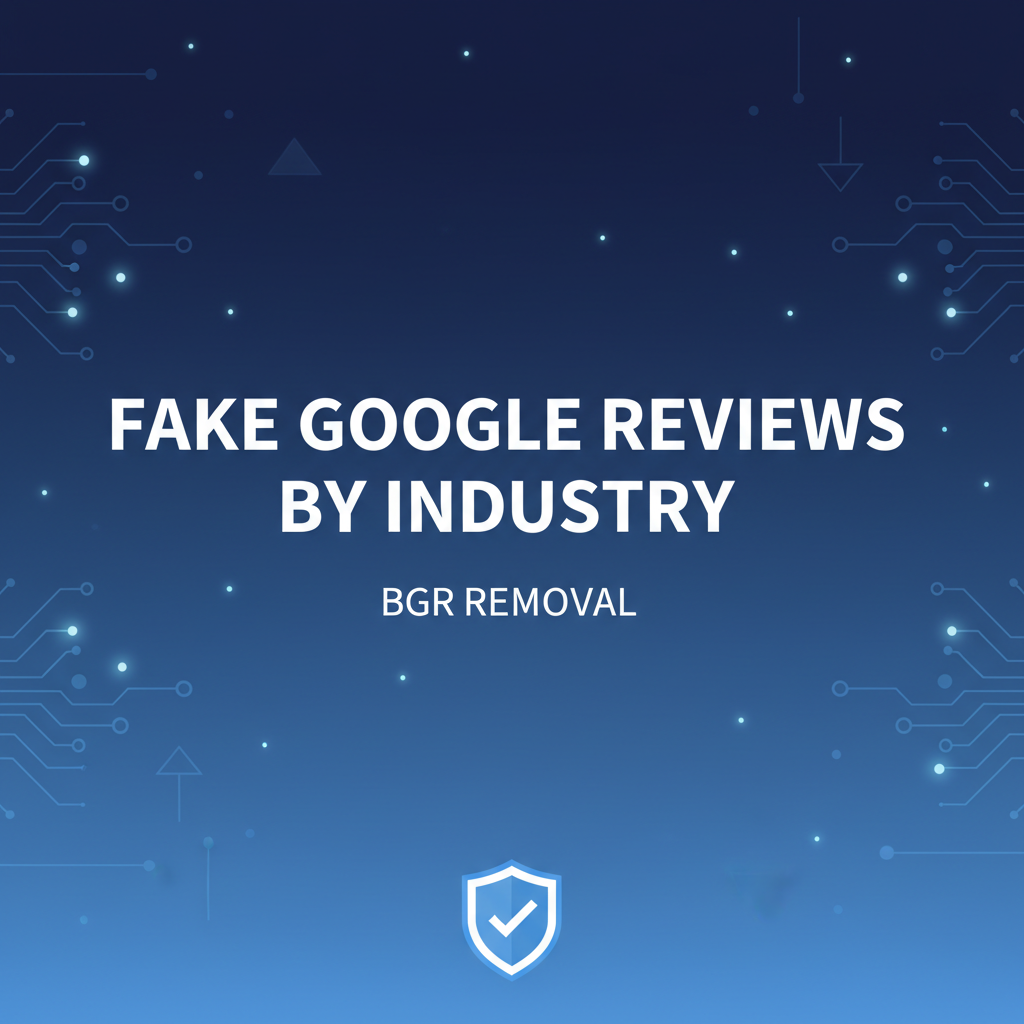 Fake Google Reviews by Industry: Which Businesses Get Hit Hardest? - BGR Removal blog featured image