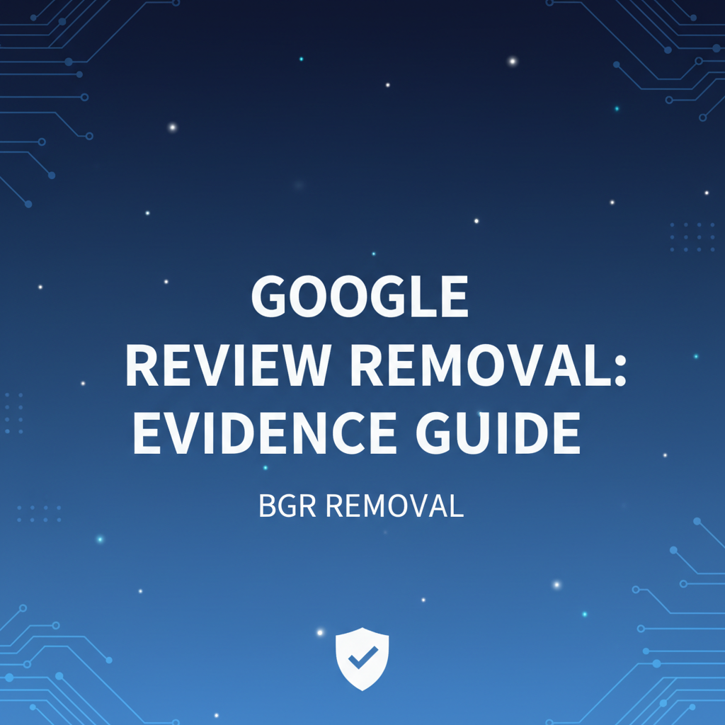 The Complete Evidence Documentation Guide for Google Review Removal (with Templates) - BGR Removal blog featured image