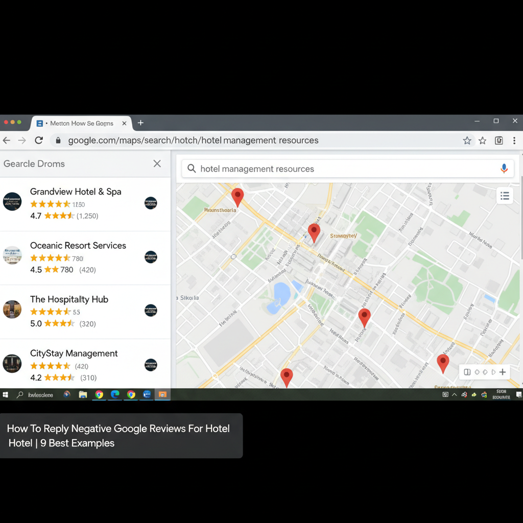 Google Maps search results showing local business ratings - How To Reply Negative Google Reviews For Hotel | 9 Best Examples