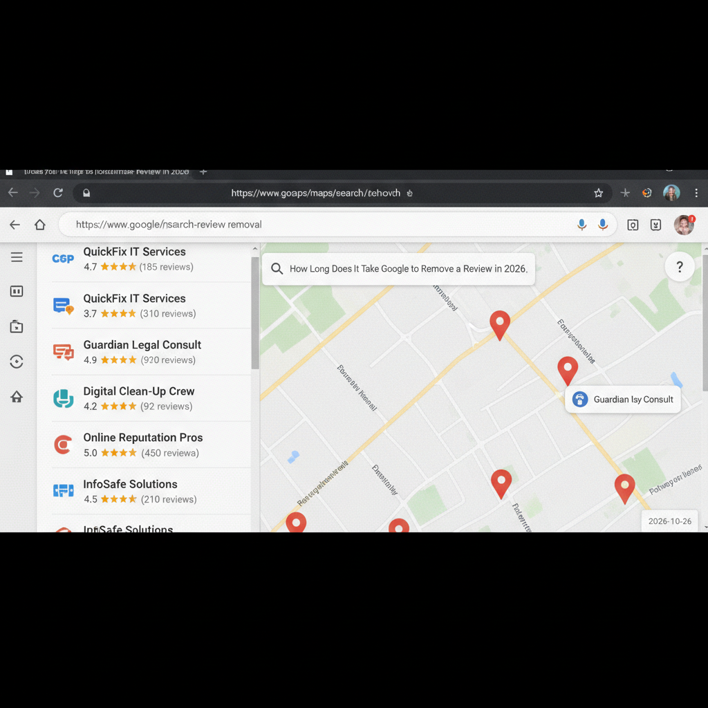 Google Maps search results showing local business ratings - How Long Does It Take Google to Remove a Review in 2026?